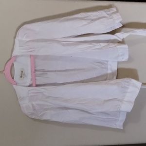 Madewell NWT White Blouse Wrap XL Baumwolle Camisole